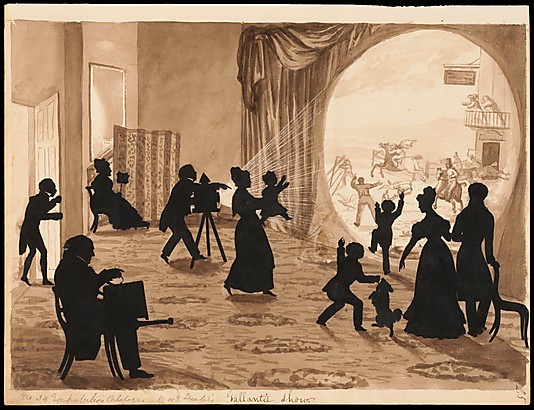 "The Magic Lantern" by Auguste Edouart